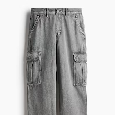 Grey Cargo Pants