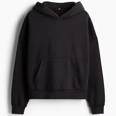 Plain Hoodie Black